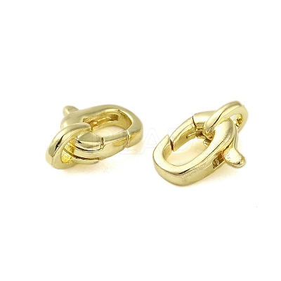 Brass Lobster Claw Clasps KK-B089-29G-1