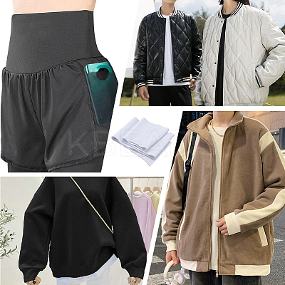 Polyester Ribbing Fabric for Cuffs DIY-WH0430-351B-1