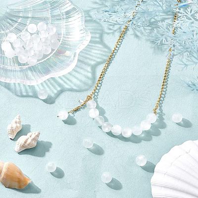 1 Strand Natural Selenite Beads Strands G-CA0001-78D-1