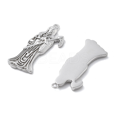 304 Stainless Steel Pendants STAS-Z121-27P-1