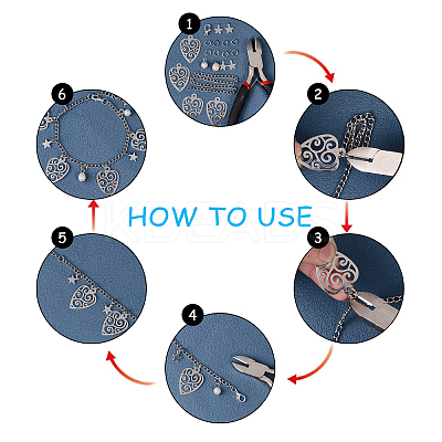 50Pcs Original Color Heart with Floral Pattern 304 Stainless Steel Slice Pendants STAS-UN0021-52P-1