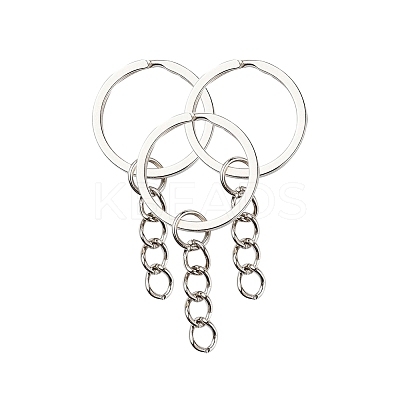300Pcs 3 Style DIY 25mm Keychain Clasps Set DIY-YW0002-05P-1