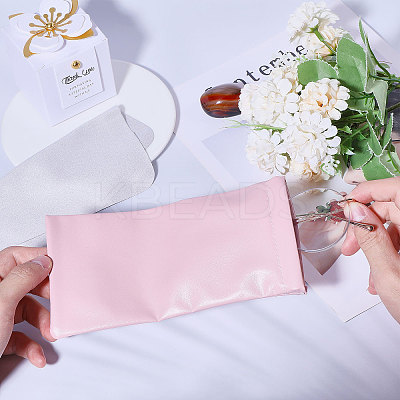 PU Imitation Leather Slip-in Glasses Case AJEW-CA0004-26-1
