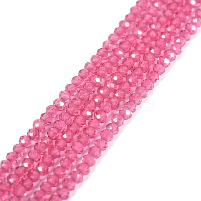 Transparent Glass Beads Strands GLAA-F079-A-01-1