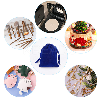 60Pcs 2 Style Velvet Bags TP-HY0001-12-1