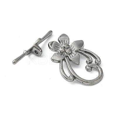Tibetan Style Alloy Toggle Clasps LS-X-K095R052-1