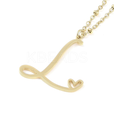 304 Stainless Steel Pendant Necklaces LS-NJEW-H029-02G-L-1
