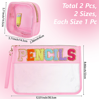 PVC & Polyester Makeup Bags ABAG-WH20014-06F-1