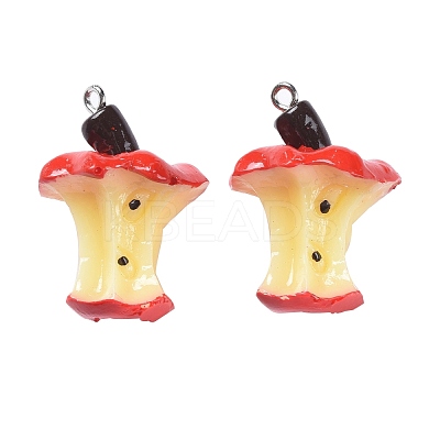 30Pcs 3 Style Resin Pendants RESI-LS0001-02P-1