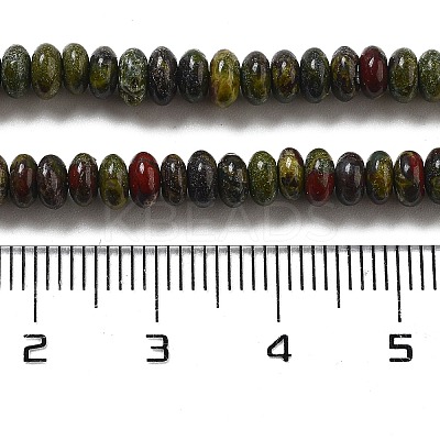 Natural Dragon Blood Beads Strands G-K343-C22-01-1