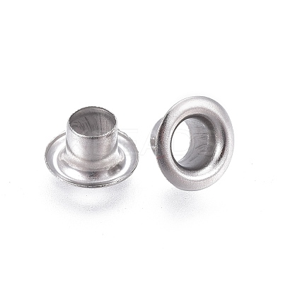 Non-Tarnish European Style 201 Stainless Steel Eyelet Core X-STAS-L226-001P-1