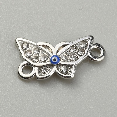 Alloy Evil Eye Enamel Link Connectors FIND-TAC00011-54D-P-1