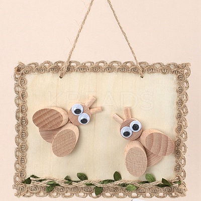 DIY Bees Painting Handmade Materials Package for Parent-Child DIY-P036-03-1