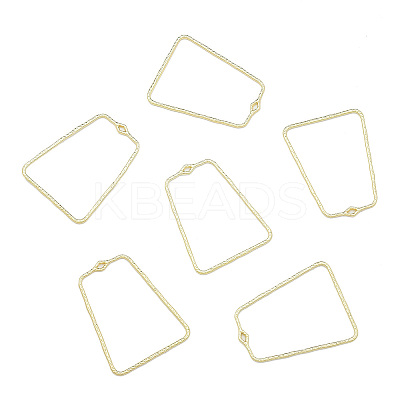 Alloy Open Back Bezel Pendants X-PALLOY-T085-04LG-1