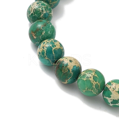 Natural Imperial Jasper Beads Bracelets BJEW-JB12319-1