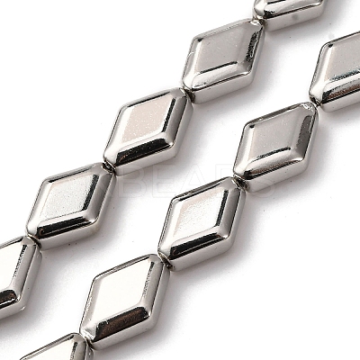 Electroplate Glass Beads Strands EGLA-H109-11D-1