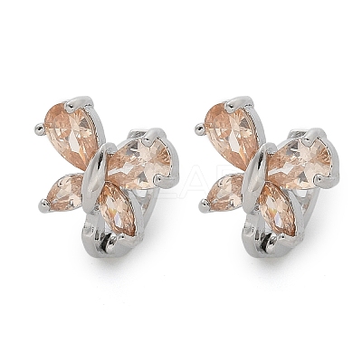 Brass Hoop Earrings EJEW-R016-10P-01-1