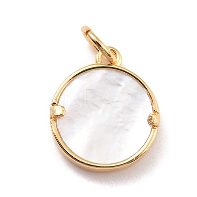 Eco-Friendly Brass Micro Pave Cubic Zirconia Pendants KK-K268-07G-1