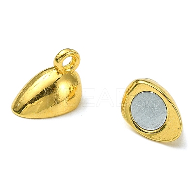 20Pcs 2 Colors Heart Alloy Magnetic Clasps FIND-YW0003-23-1