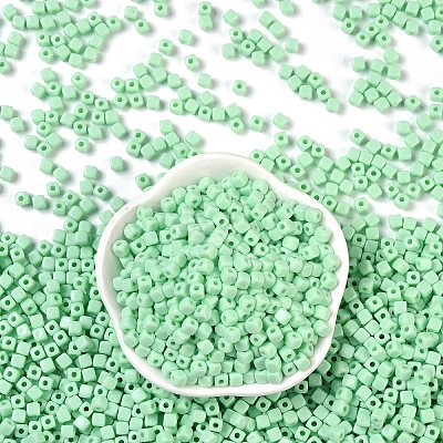 Opaque Acrylic Beads OACR-B025-06J-1