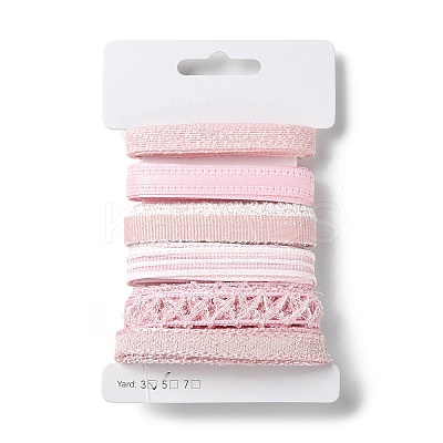 18 Yards 6 Styles Polyester Ribbon SRIB-Q022-D12-1