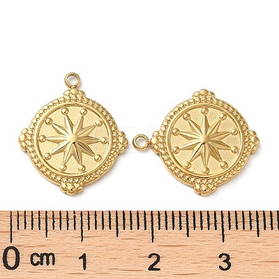 304 Stainless Steel Pendants STAS-Q252-11G-1
