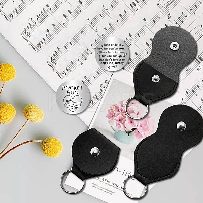 Pocket Hug Token Long Distance Relationship Keepsake Keychain Making Kit DIY-CN0002-67E-1