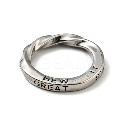 Tarnish Resistant 304 Stainless Steel Linking Rings STAS-E058-10P-1