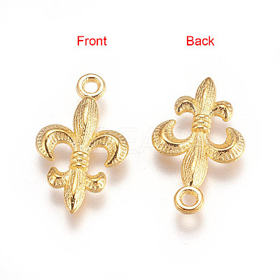 Tibetan Style Alloy Metal Fleur De Lis Pendants LS-EA8747Y-G-1