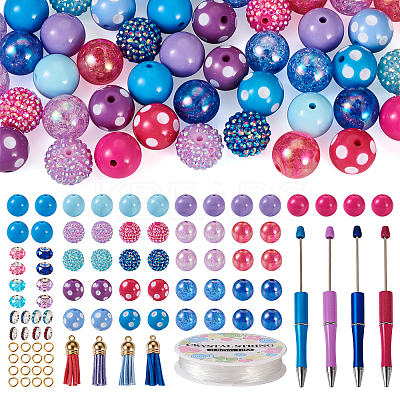 DIY Beadable Pen Making Kit DIY-BT0001-53-1