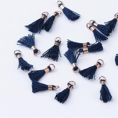 Polycotton(Polyester Cotton) Tassel Pendant Decorations OCOR-S102-08-1