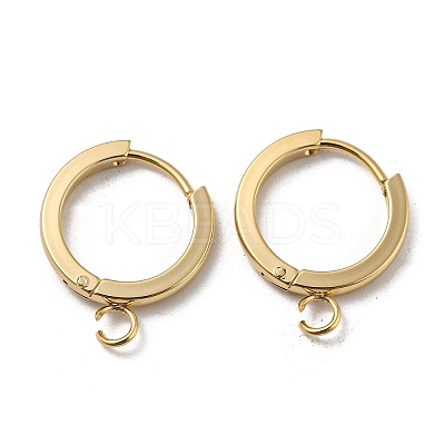 201 Stainless Steel Huggie Hoop Earrings Findings STAS-A167-01G-G-1