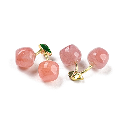 Natural Agate Pendants G-P509-02G-1
