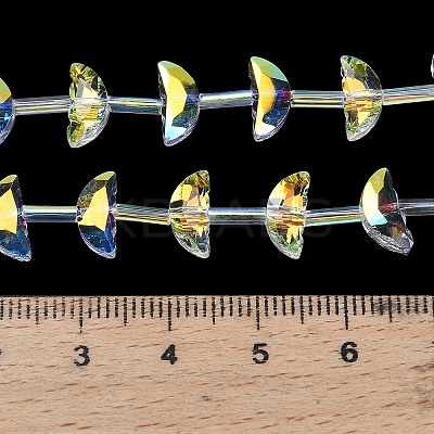 Electroplate Transparent Glass Beads EGLA-H112-05HP-01-1