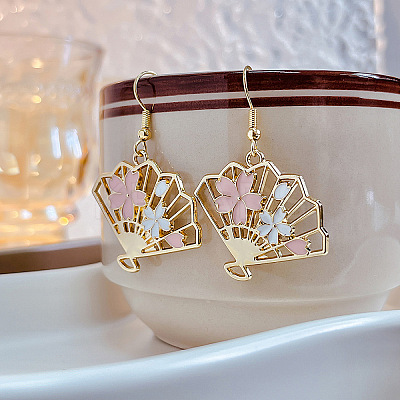 Alloy Enamel Dangle Earrings FS-WG5BF49-01-1