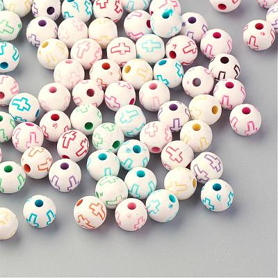 Craft Style Acrylic Beads SACR-Q187-11-1