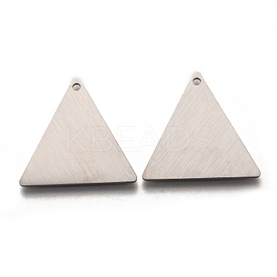 Tarnish Resistant 304 Stainless Steel Pendants STAS-O133-04F-P-1
