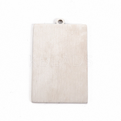 Non-Tarnish 201 Stainless Steel Pendants STAS-S105-LA211-17-1