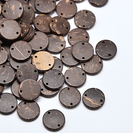 Flat Round 2-Hole Coconut Buttons LS-BUTT-P008-20-1