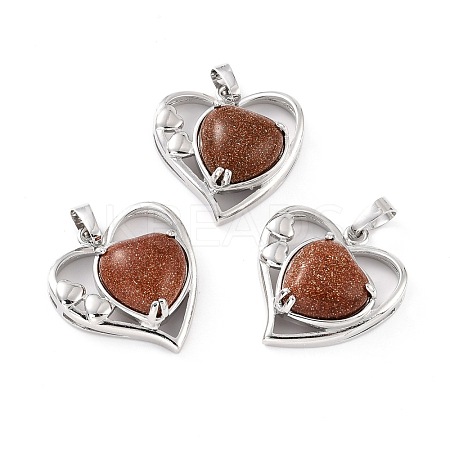 Synthetic Goldstone Pendants G-C236-01A-P-RS-1