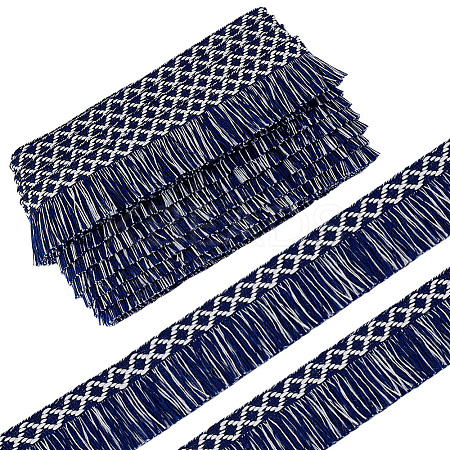 8.8 Yards Nation Style Polyester Lace Trim Ribbon OCOR-HY0001-43-1