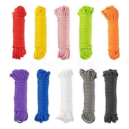 100M 10 Colors 7 Inner Cores Polyester & Spandex Cord Ropes RCP-LS0001-01C-1