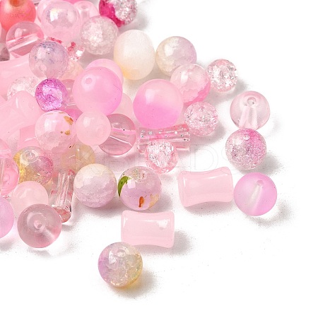 Transparent Glass Beads DGLA-C005-01E-1