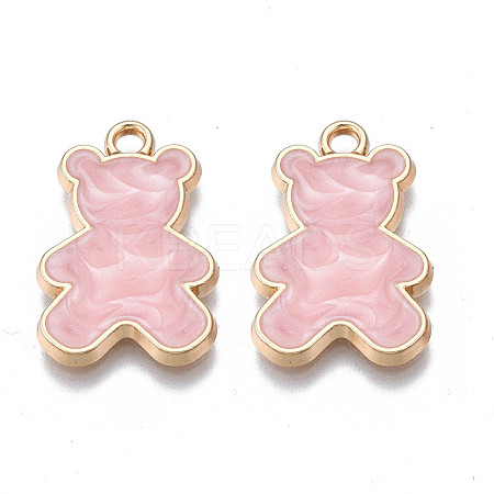 Alloy Enamel Pendants PALLOY-N170-018B-NR-1