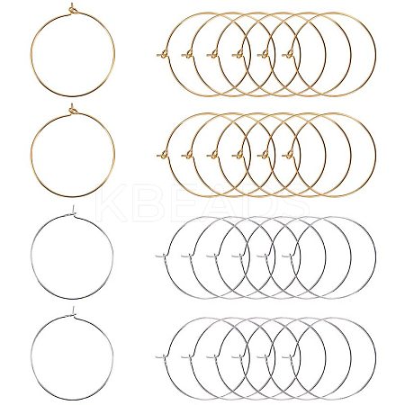Brass Wine Glass Charm Rings Hoop Earrings KK-PH0028-01M-1
