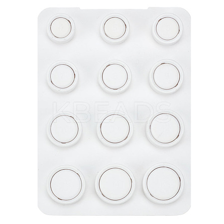 12Pcs ABS Plastic Jewelry Measuring Tool Sets TOOL-ME0001-06-1