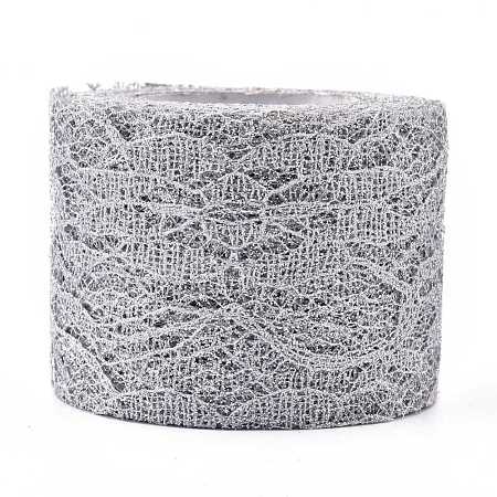 Sparkle Lace Fabric Ribbons OCOR-K004-C01-1