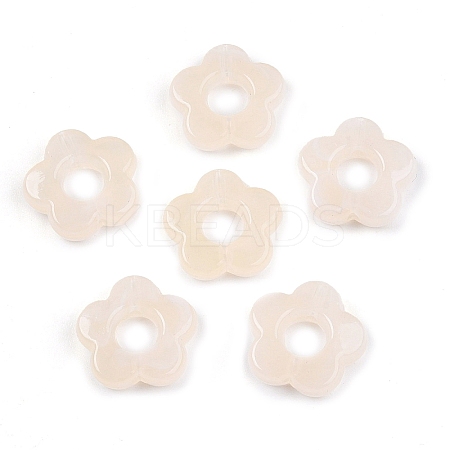 Gradient Color Transparent Acrylic Beads OACR-N137-49P-1