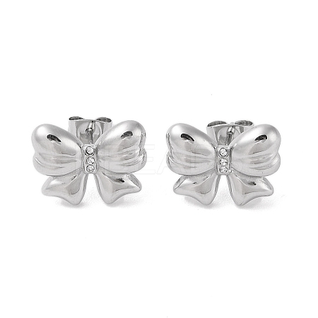 Non-Tarnish 304 Stainless Steel Stud Earrings EJEW-S227-30P-06-1