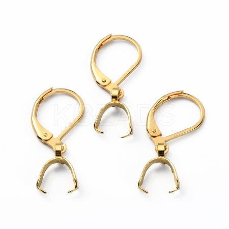 304 Stainless Steel Leverback Earring Findings FIND-WH0110-052G-1